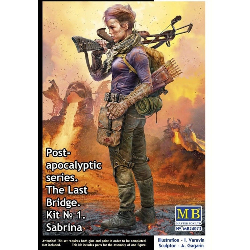 Post-Apocalyptic series. The last bridge. Kit No.1. Sabrina