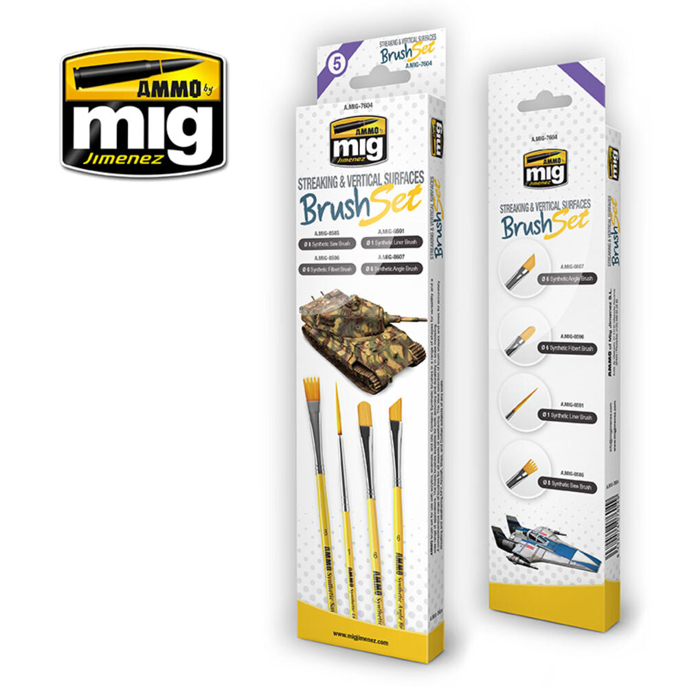 Streaking and Vertical Surfaces Brush Set