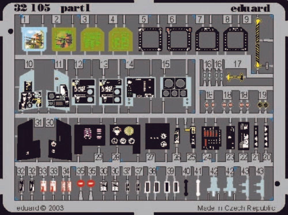 F-18C interior f��r Academy Bausatz