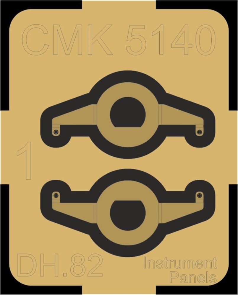 DH.82 Tiger Moth Instrument P. with Compasses and Coaming, Correction S.