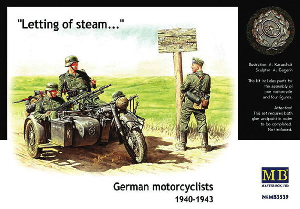 German Motorcyclists 1940-42