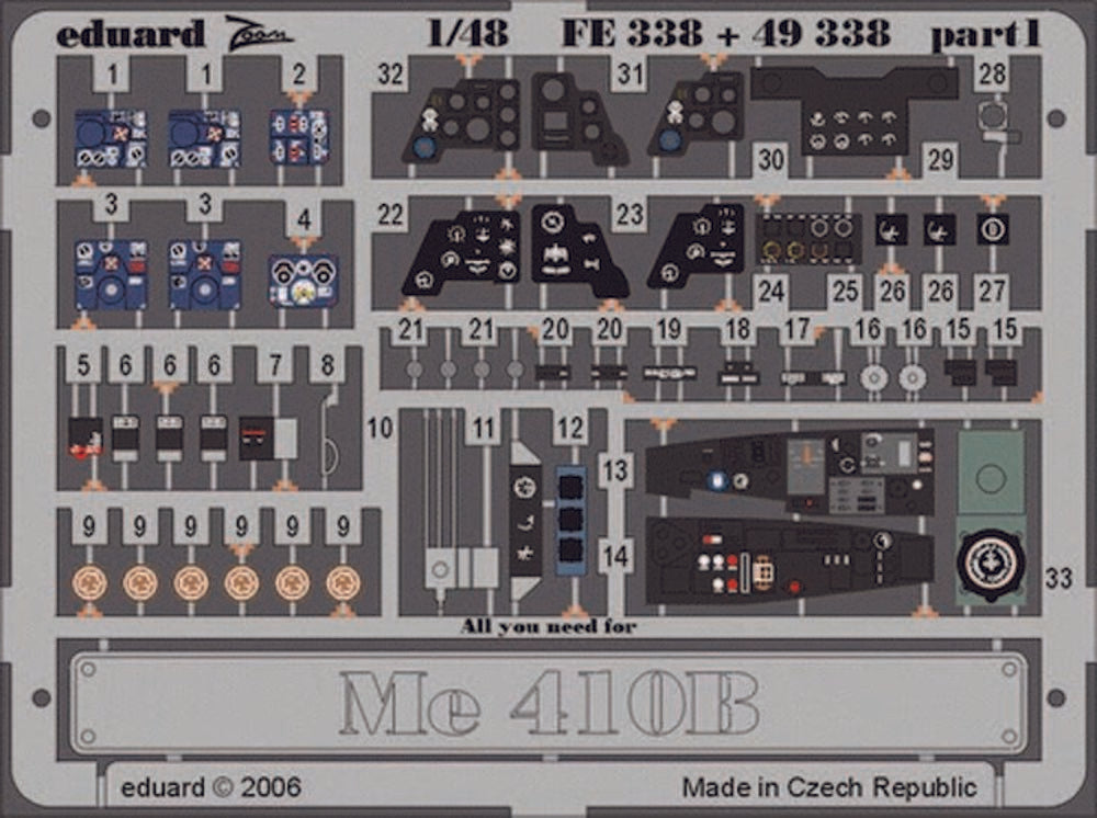 Me 410B f��r Revell Monogramm Bausatz