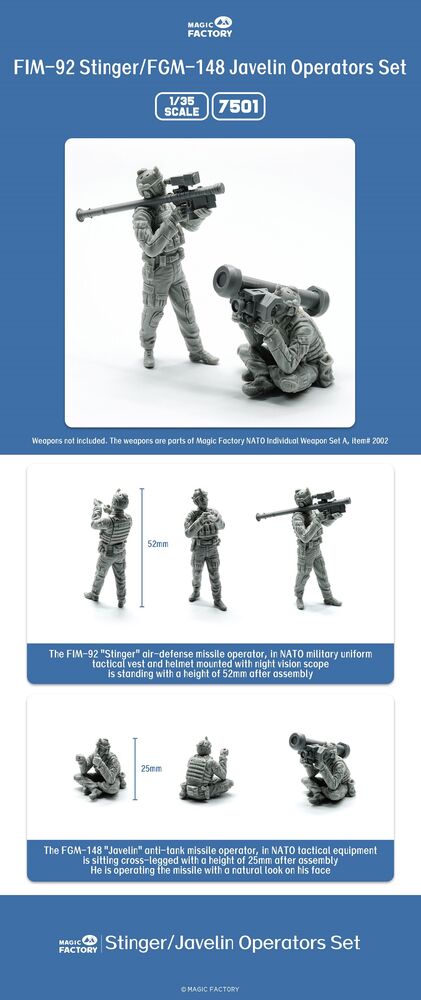 Stinger/Javelin Operators Set (Resin)