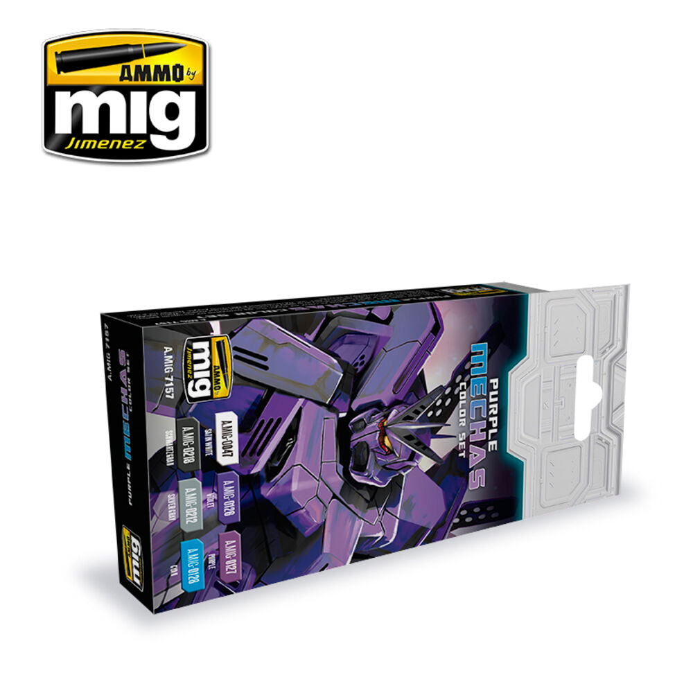 Purple Mechas Color Set