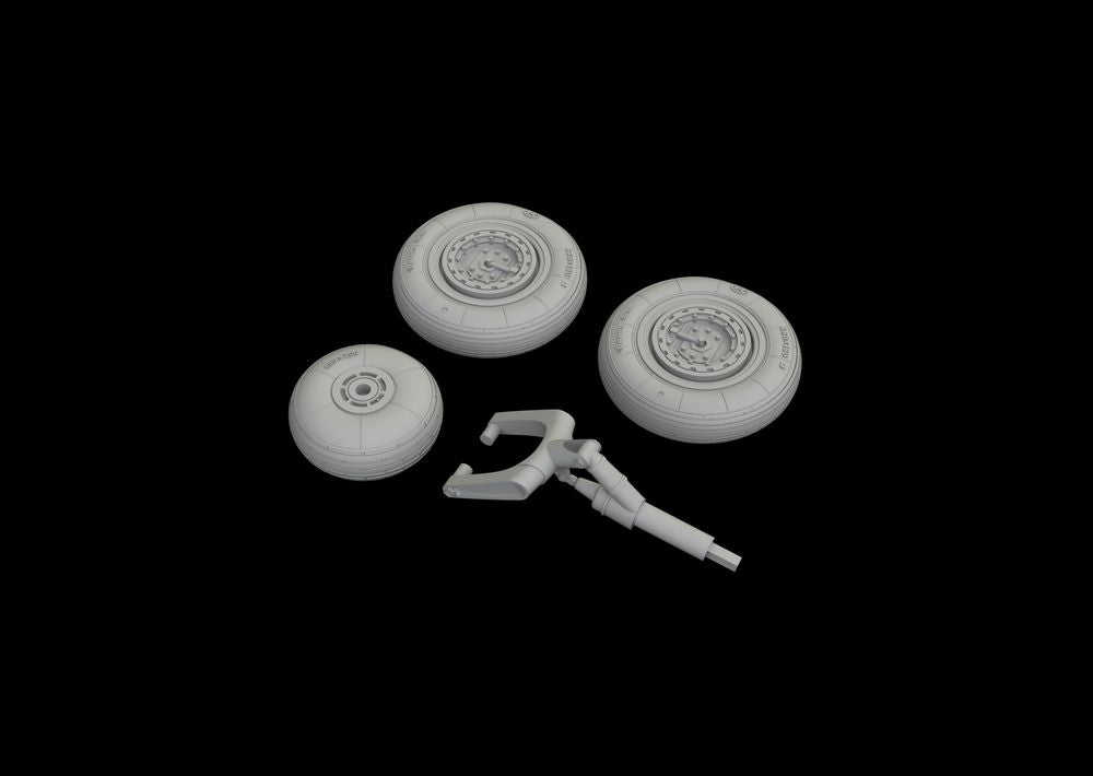 MiG-15 wheels 1/48 for BRONCO