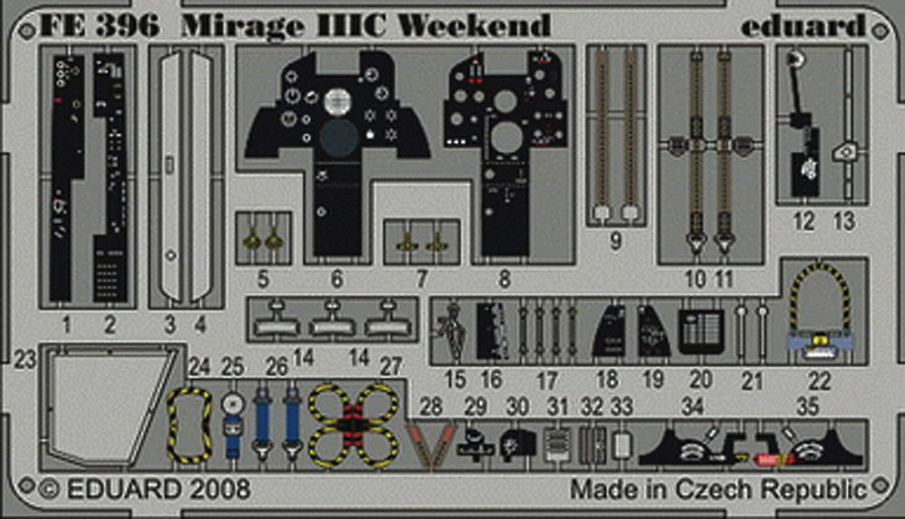 Mirage IIIC Weekend f��r Eduard Bausatz