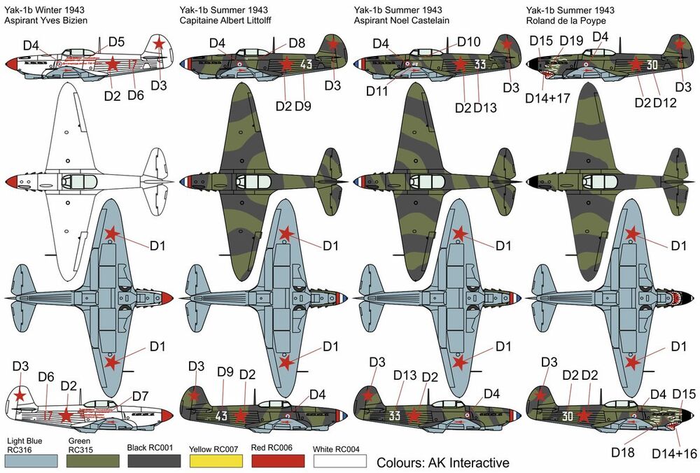 Yak 1b GC-3 Normandie