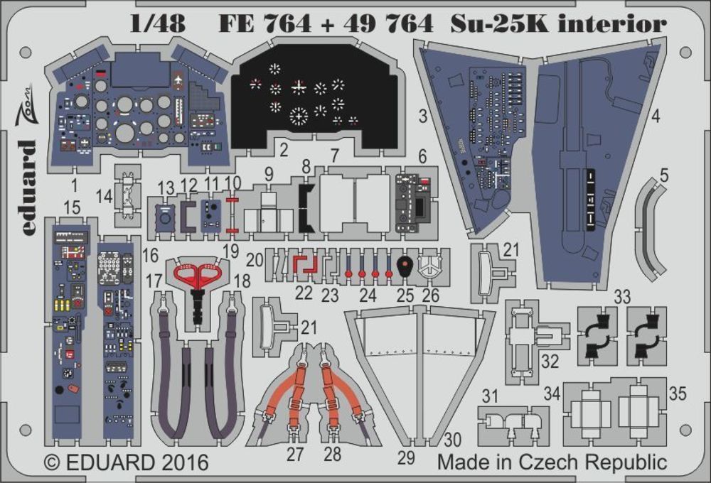 Su-25K interior for SMER