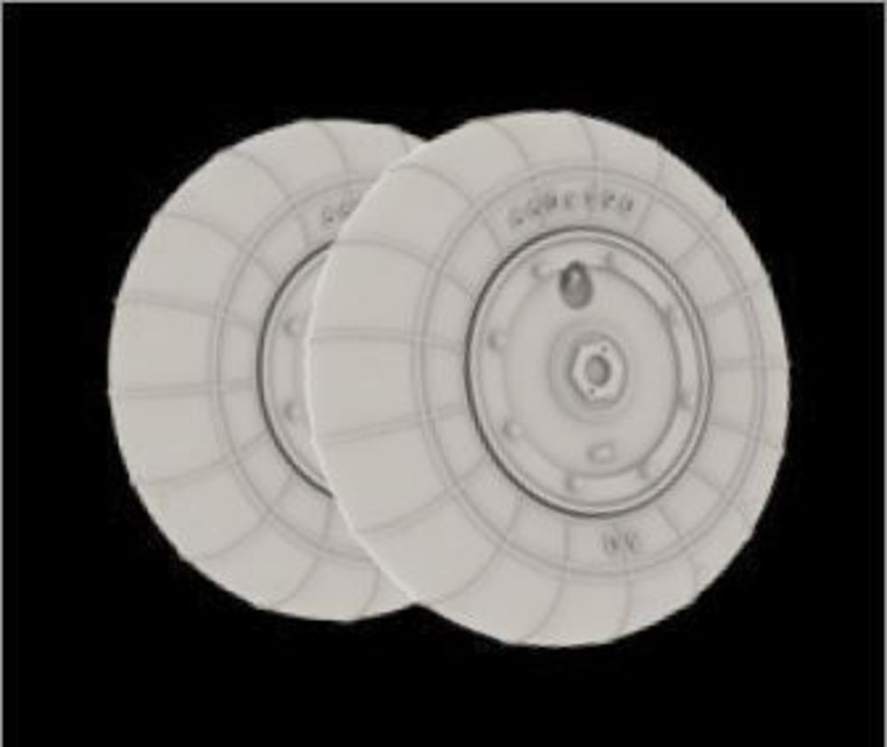 Bf 109G-10 wheels for Eduard