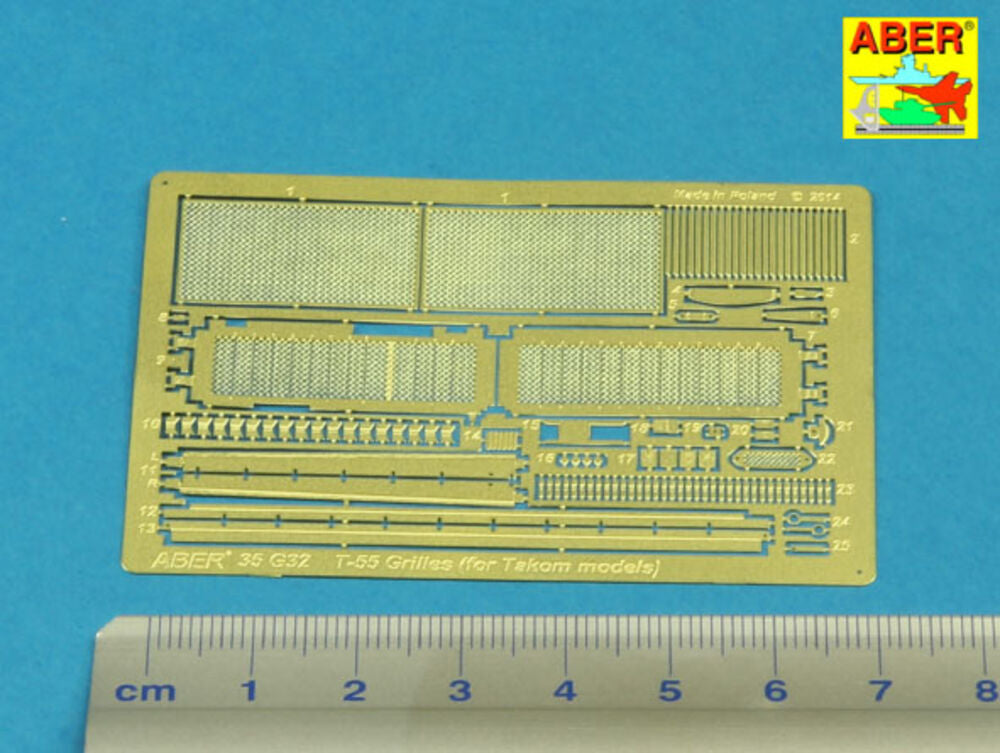 Grilles for T-55AM also for T-55AMV