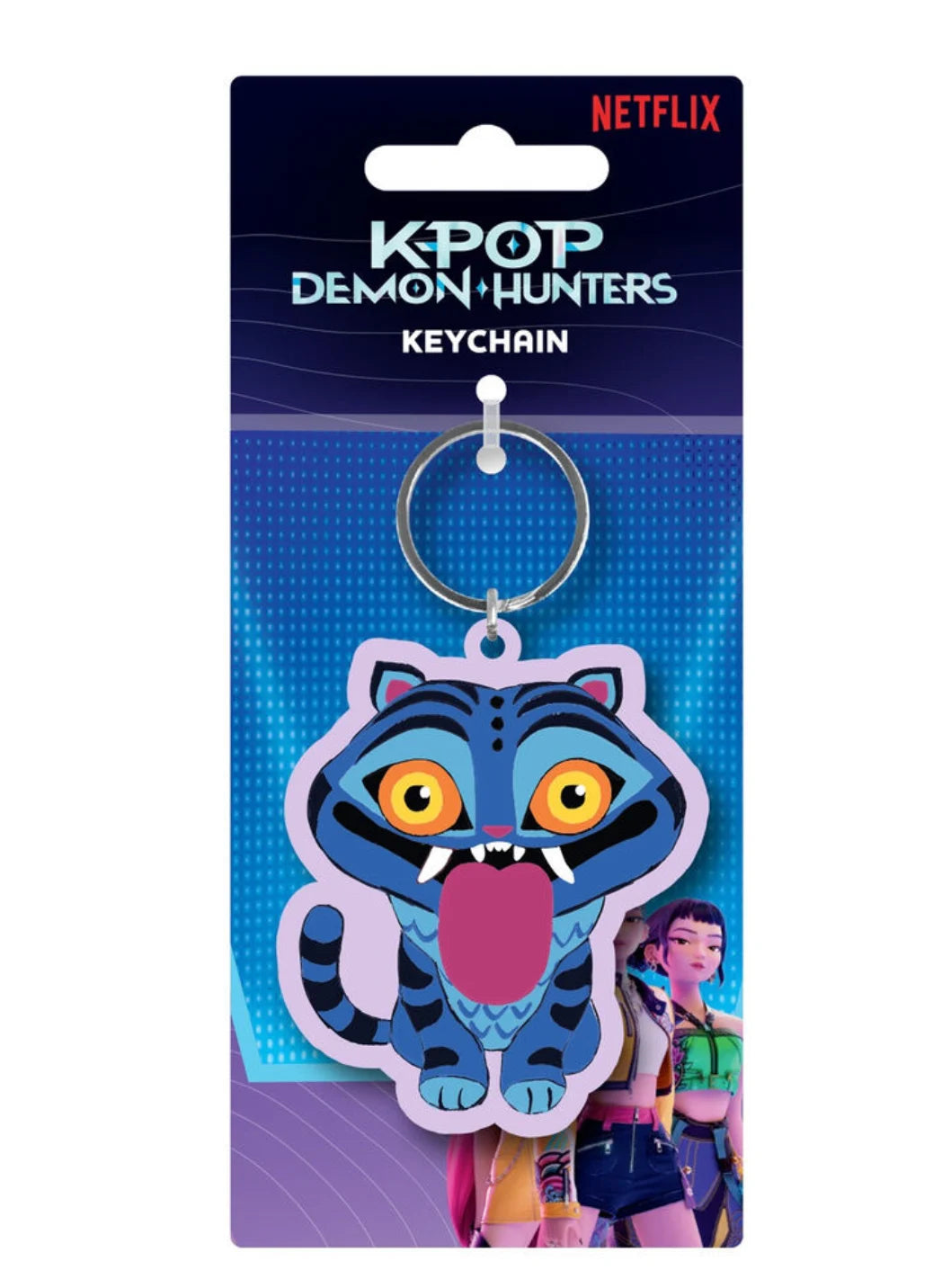 K-POP DEMON HUNTERS - Derpy with tongue sticking out - PVC Keychain