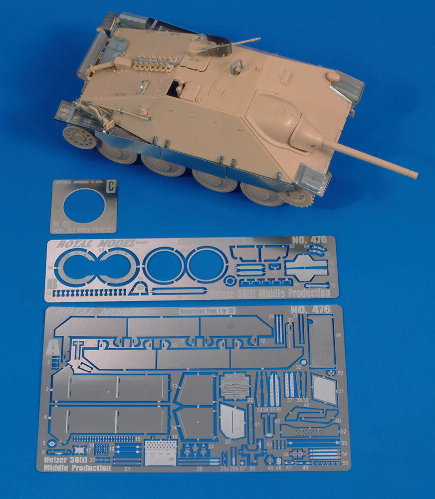 Hetzer 38t Middle Prod. (for Tamiya kit)