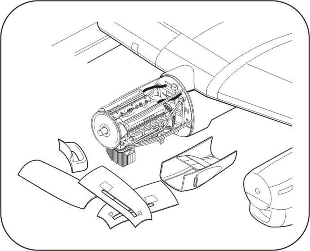 Avro Lancaster Mk.I/III-Engine set f.Air