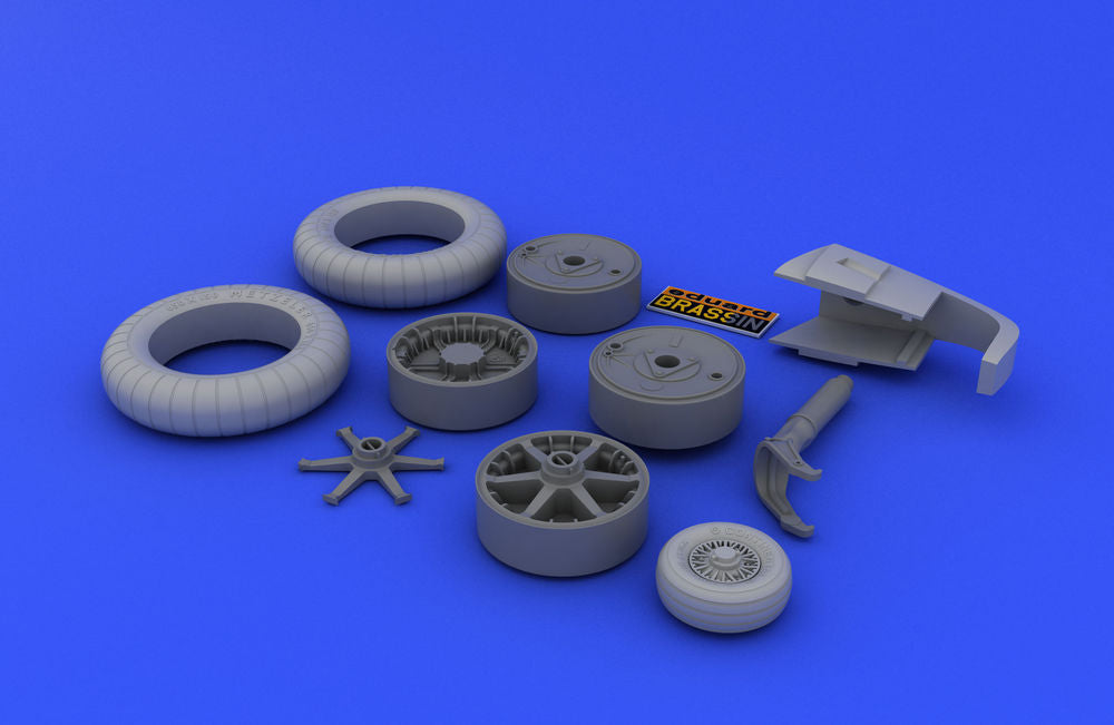 Bf 109E wheels for Eduard