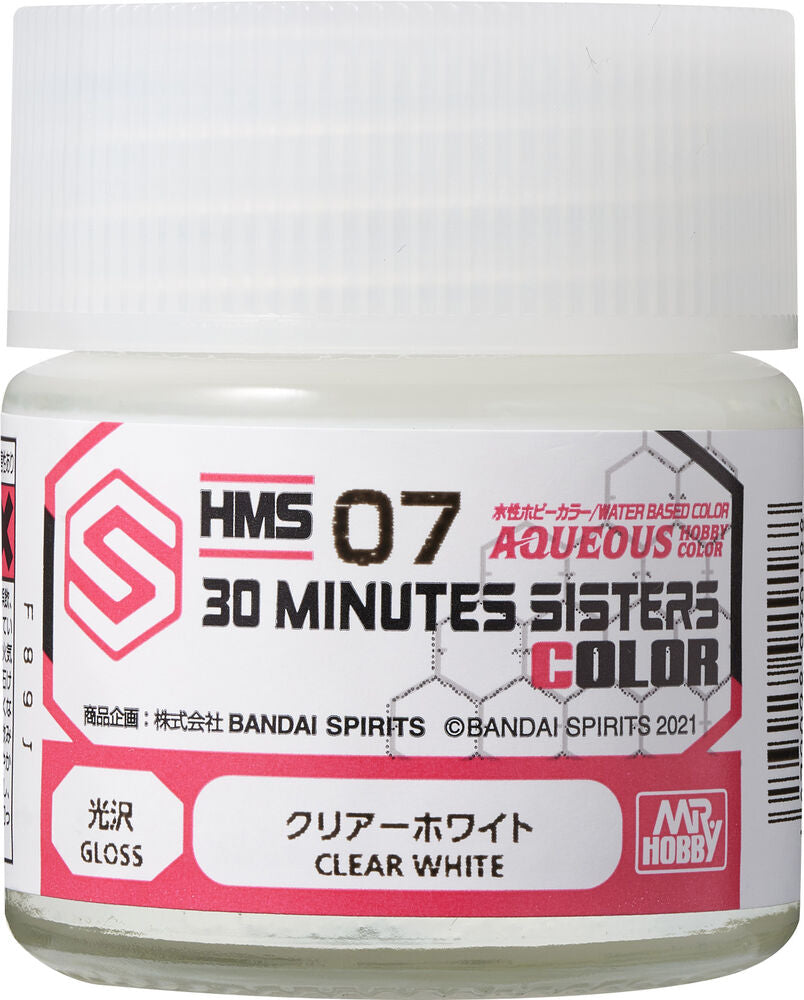 Mr Hobby -Gunze Aqueous Hobby Colors  (10 ml) 30 MINUTES SISTERS Clear White