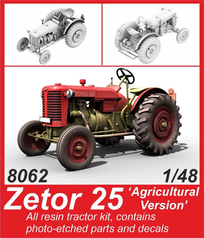 Zetor 25 'Agricultural Version ' 1/48