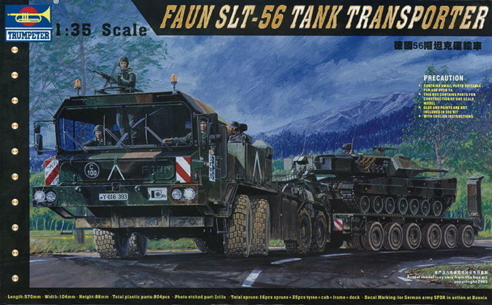 FAUN Elefant SLT-56 Panzer-Transporter