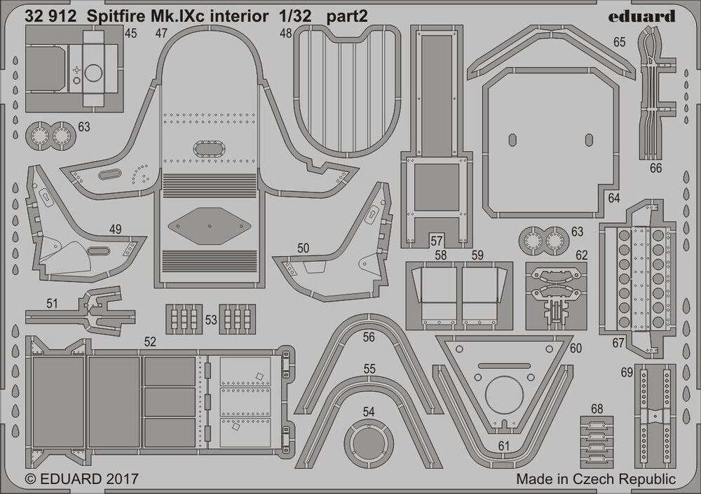 Spitfire Mk.IXc interior for Revell