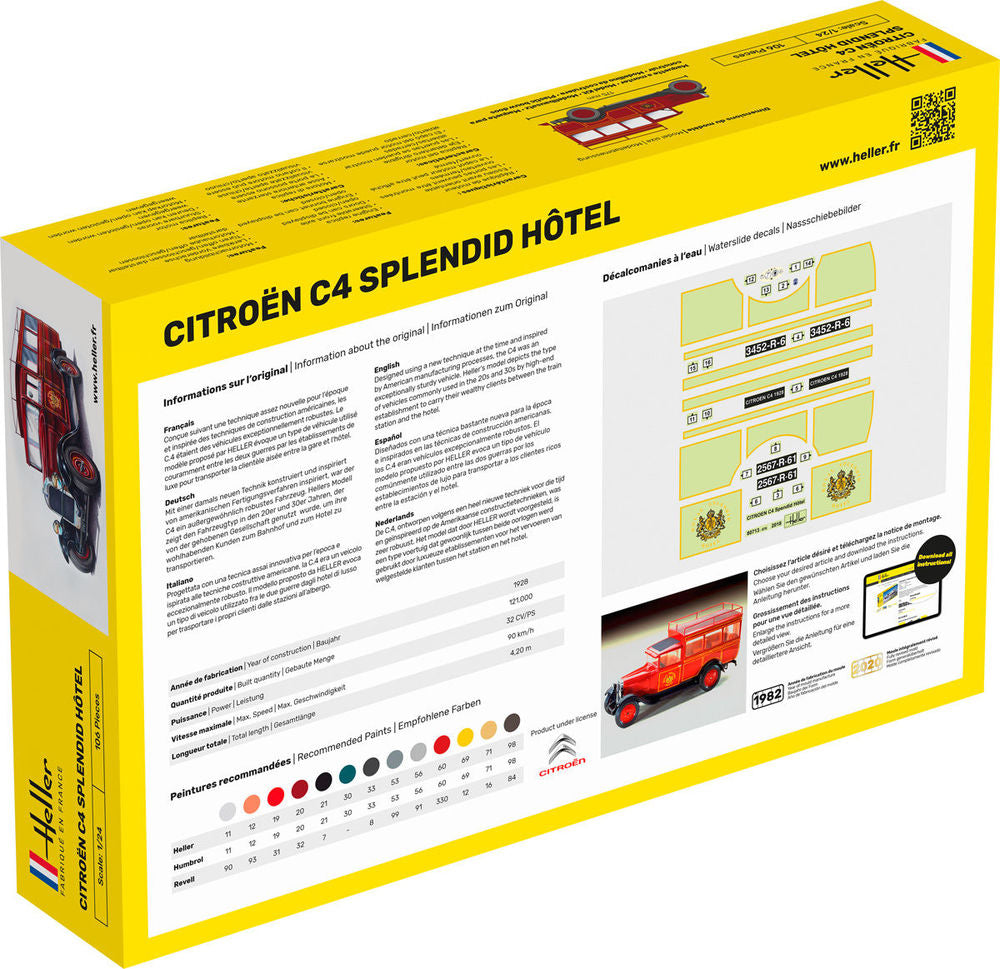 STARTER KIT Citroen C4 Splendid Hotel