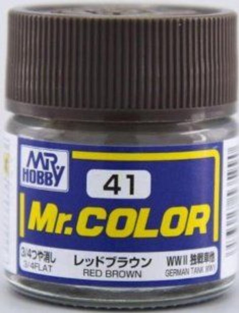 Mr Hobby -Gunze Mr. Color (10 ml) Red Brown