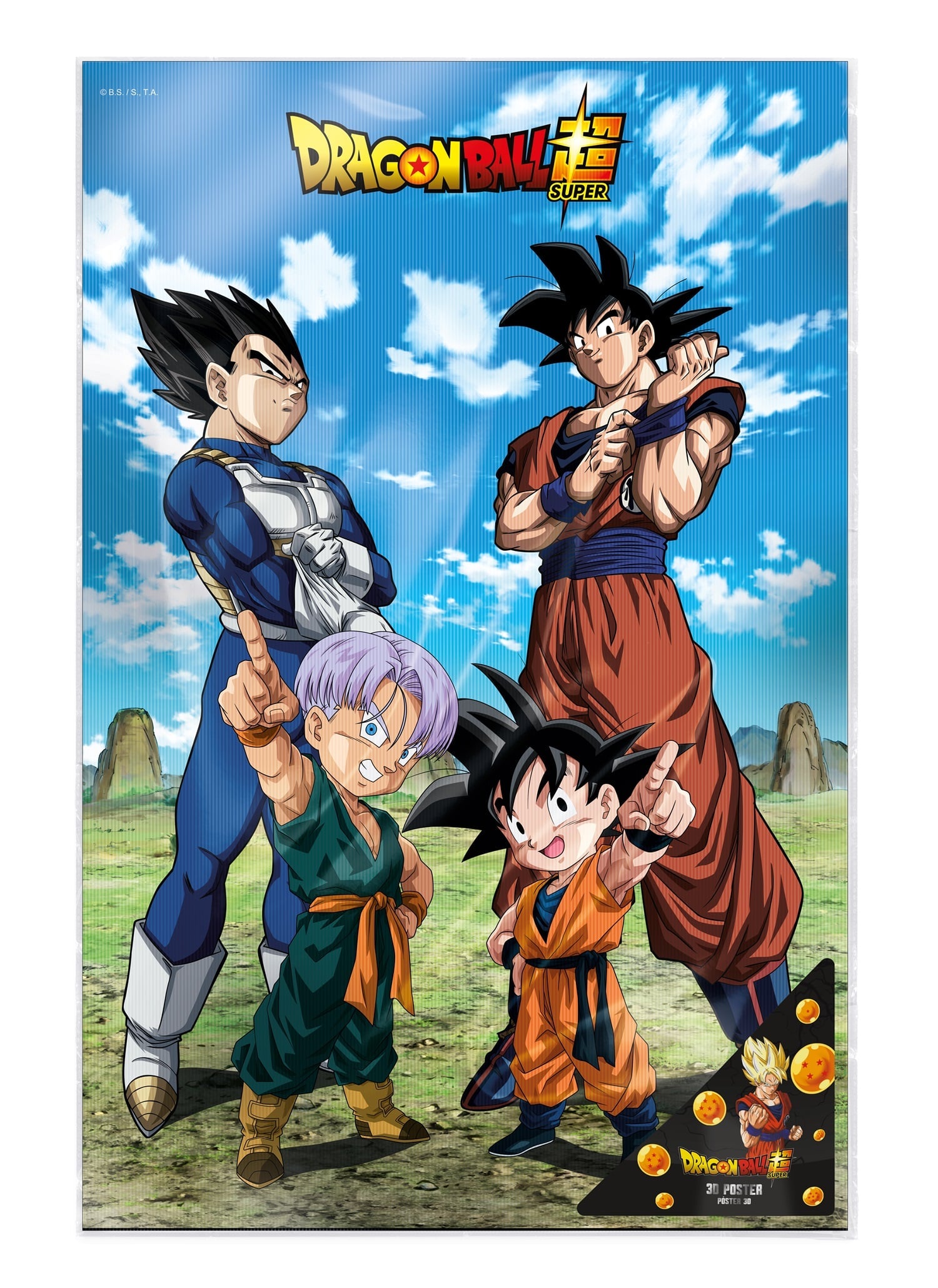 DRAGON BALL SUPER - Family - Poster 3D - 58x38cm