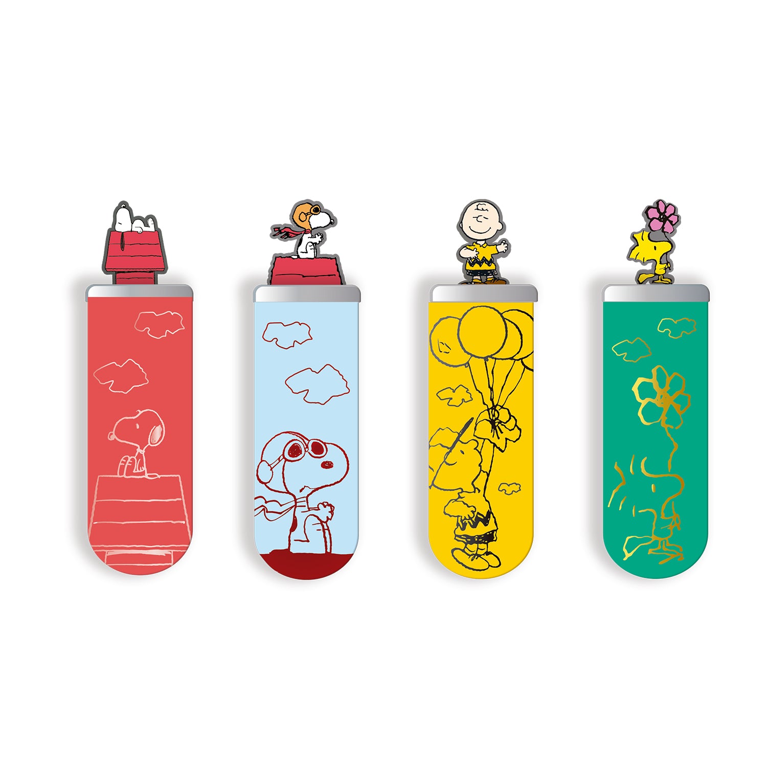 SNOOPY - Set of 4 Bookmark