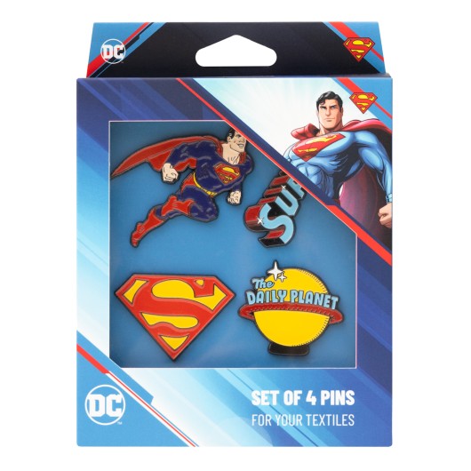 SUPERMAN - Set of 4 Pin's