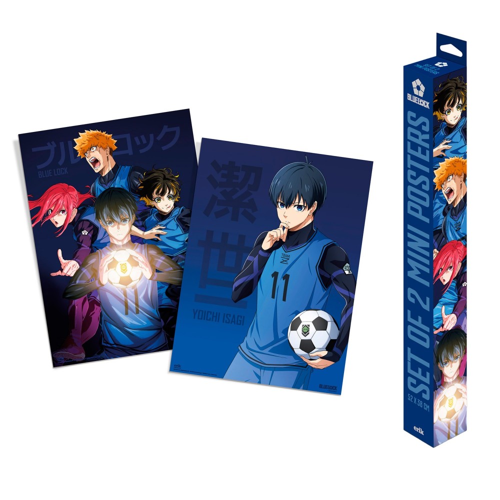 BLUE LOCK - Set of 2 Mini Posters 38x52cm