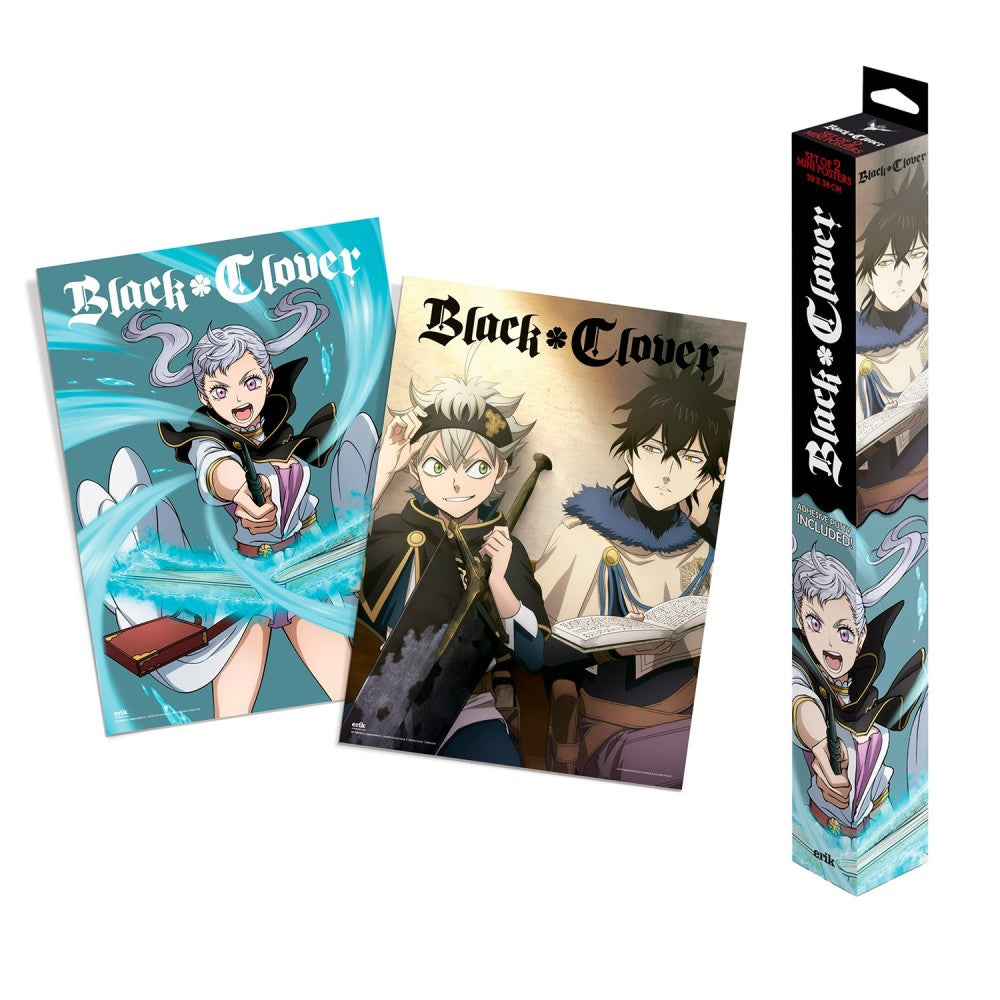 BLACK CLOVER - Set of 2 Mini Posters 38x52cm