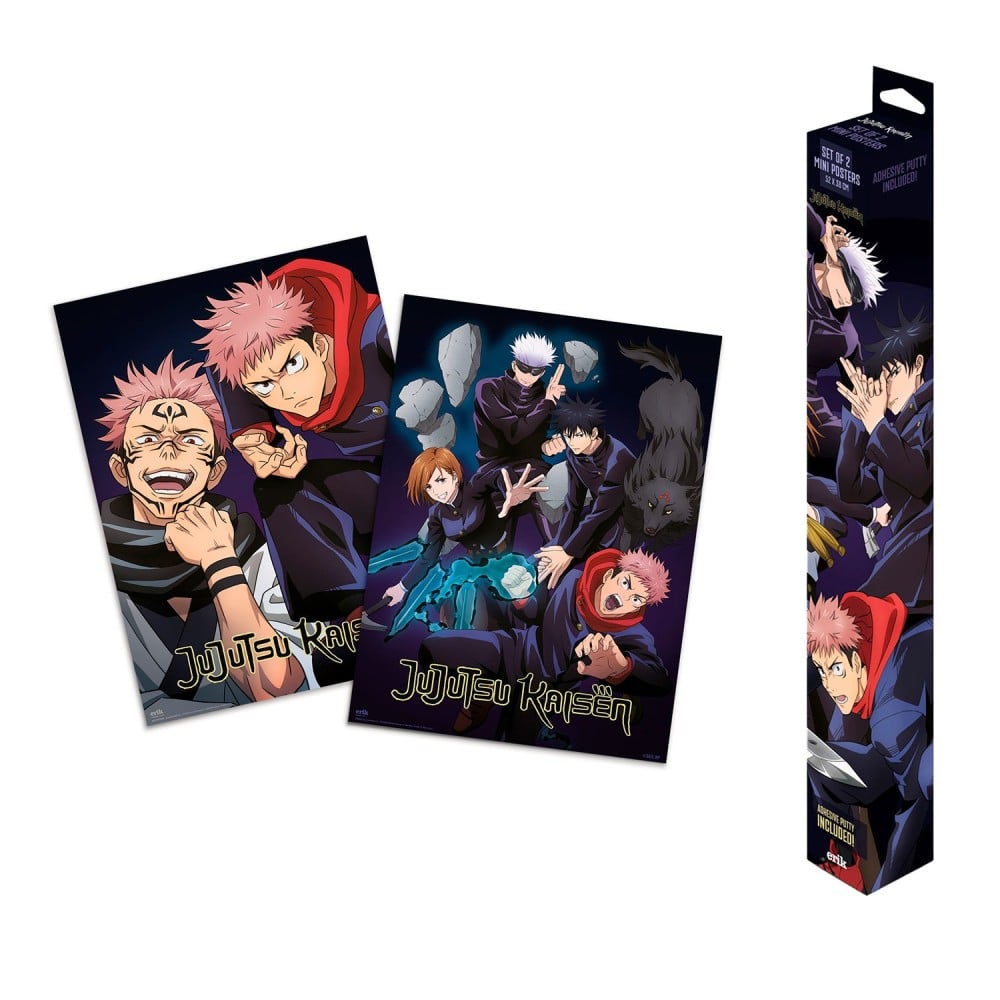 JUJUTSU KAISEN - Set de 2 Mini Posters 38x52cm