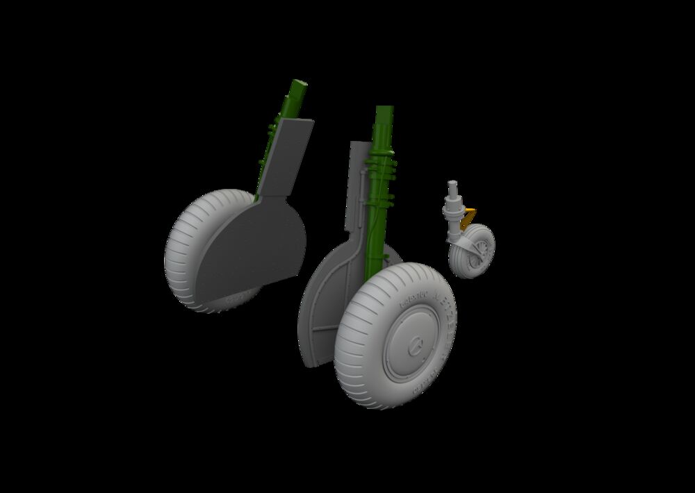 Bf 108 wheels  EDUARD