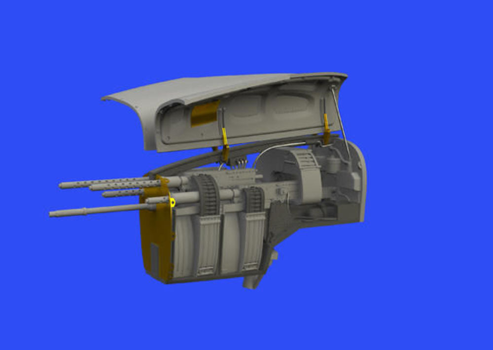 P-38F/G nose gun bay for Tamiya