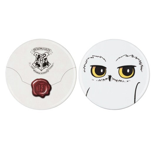 HARRY POTTER - Hedwig - Set of 2 Coasters