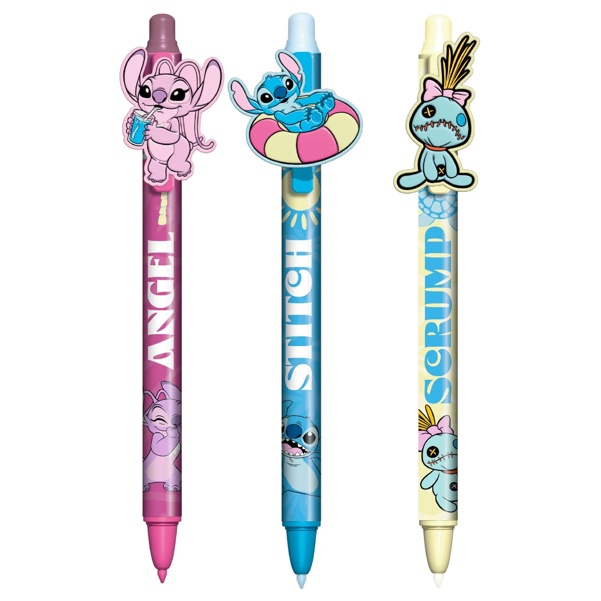 LILO & STITCH - In the sun - 3pk Erasable Gel Pens