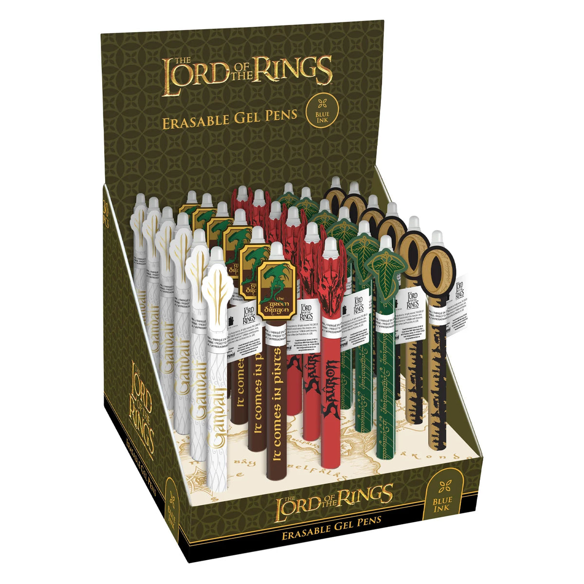 LORD OF THE RINGS - Erasable Gel Pen (Display of 30 pcs)