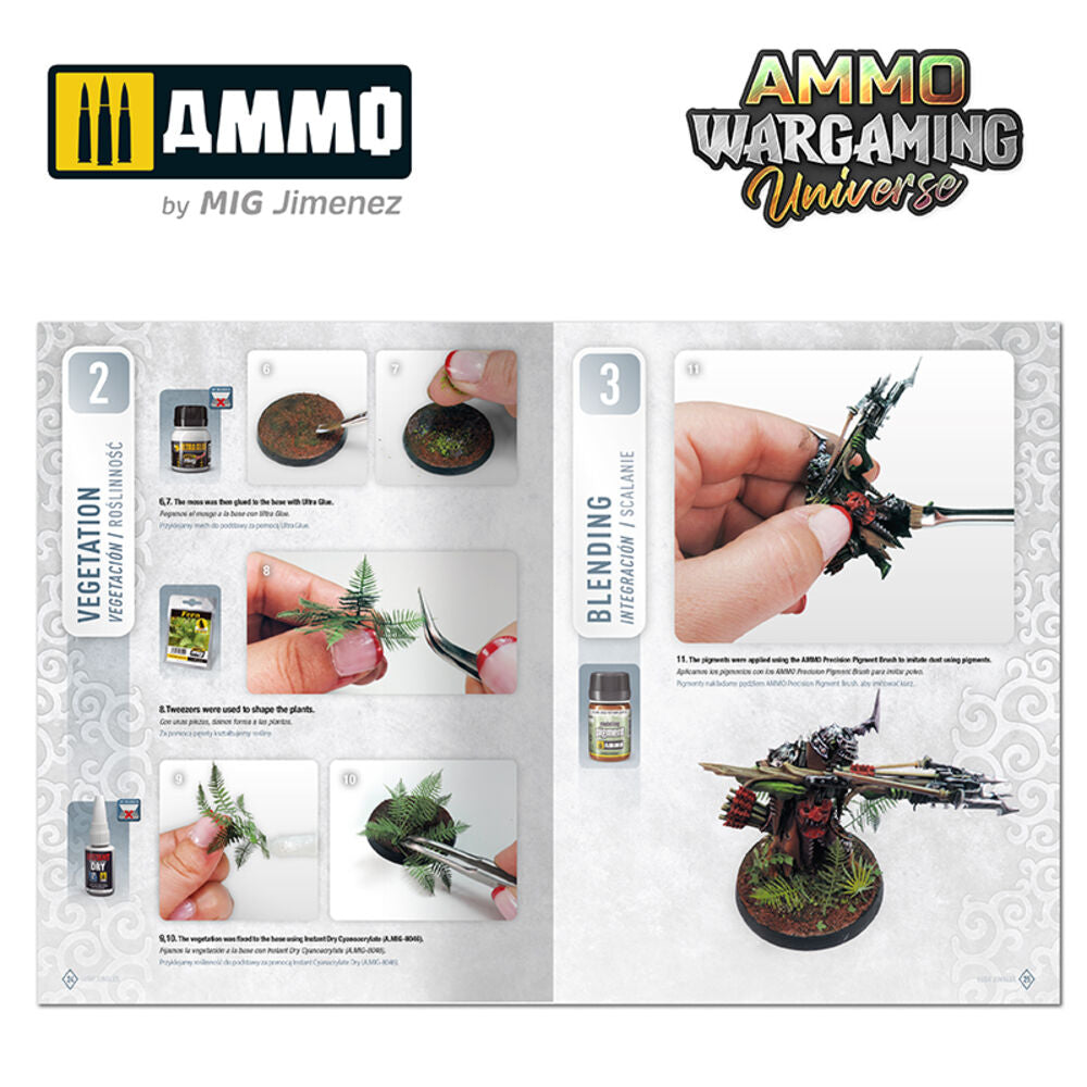 AMMO WARGAMING UNIVERSE Book 07 - Lush Jungles (English, Castellano, Polski)