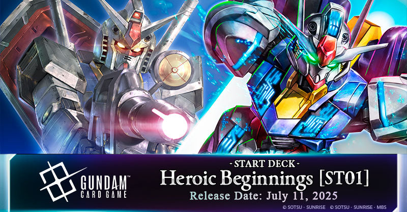 *PREORDER* Gundam Card Game Starter Deck - Heroic Beginnings [ST01]