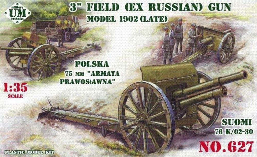 3inch (ex Russian) field gun, 1902(late)