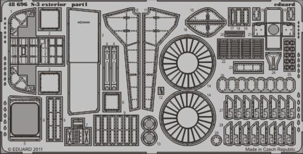 S-3 exterior for Italeri