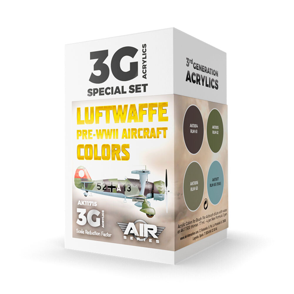 Luftwaffe Pre-WWII Aircraft Colors SET 3G