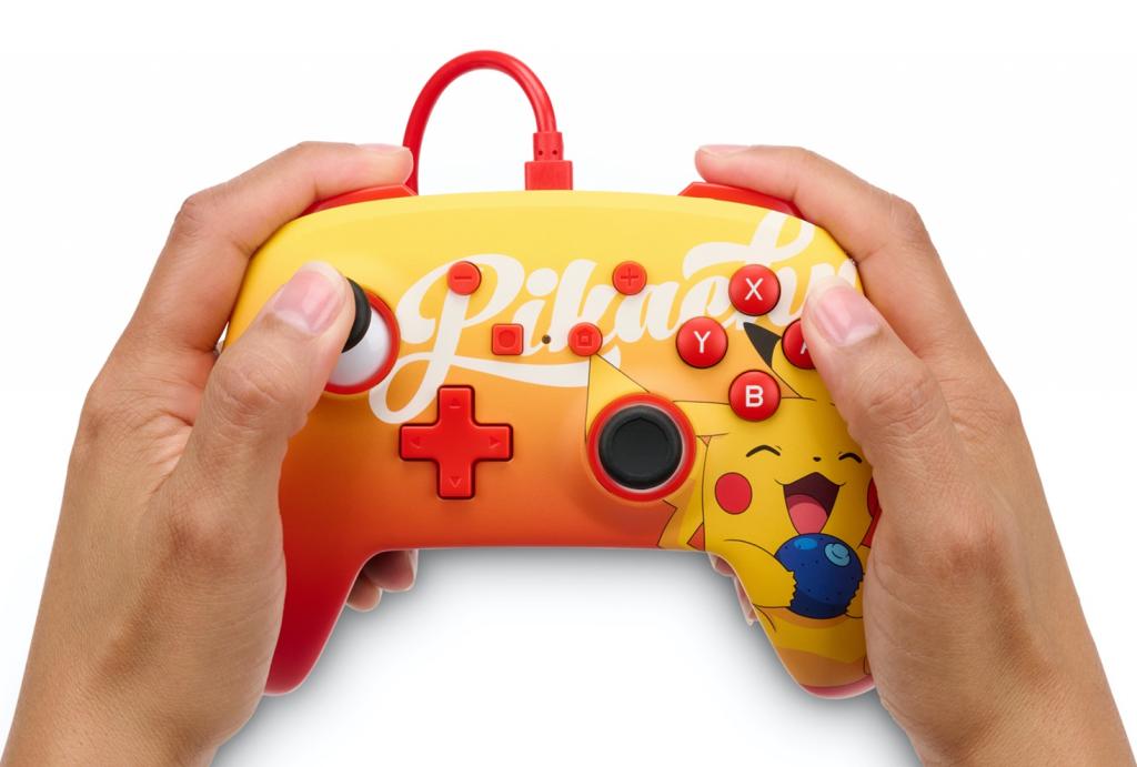 Wired Enhanced Controller Berry Happy Pikachu - Nintendo Switch