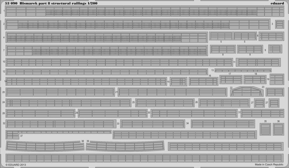 Bismarck part 8 - structural rail. f. T.