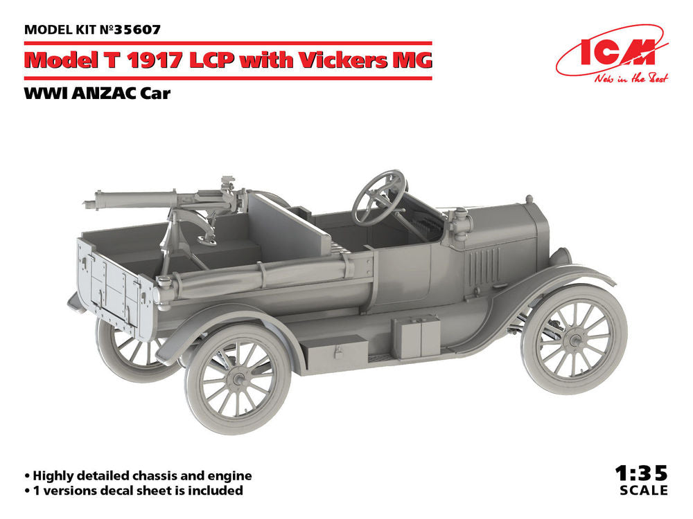 Model T 1917 LCP with Vickers MG, WWI ANZAC Car