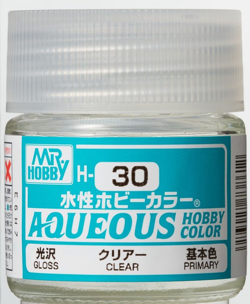 Mr Hobby -Gunze Aqueous Hobby Colors (10 ml) Clear