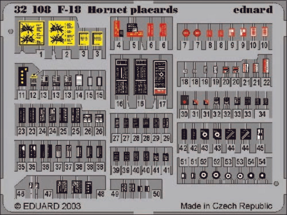 F-18 Hornet placards