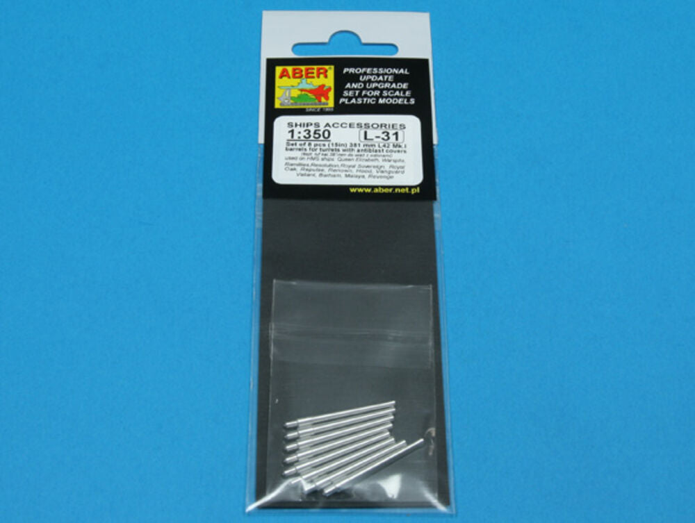 8 pcs 381mm -short barrels for Hood, Repulse