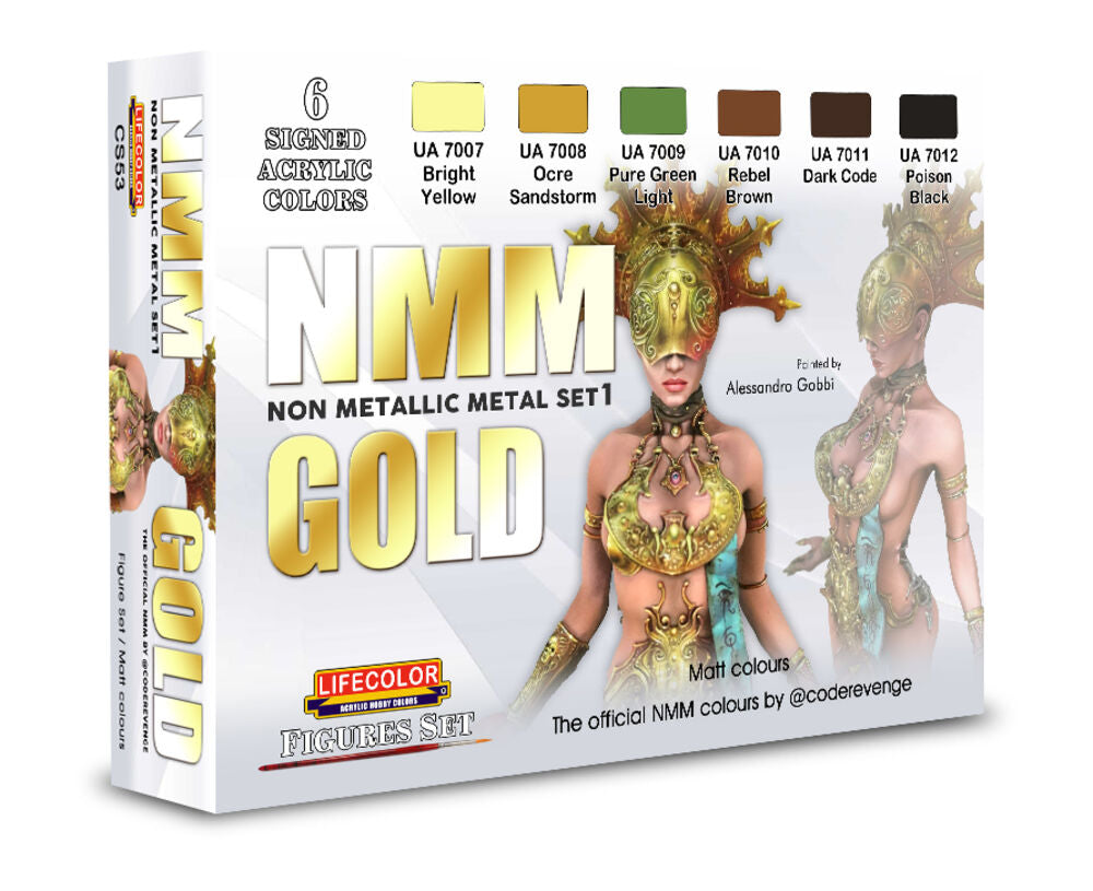 NMM ��� Non Metallic Metal ��� Set 1 GOLD 6 x 22 ml