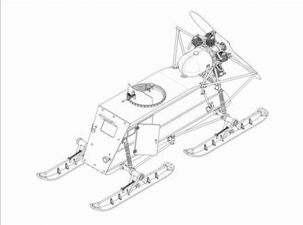 Soviet NKL-26 Armoured Aerosan