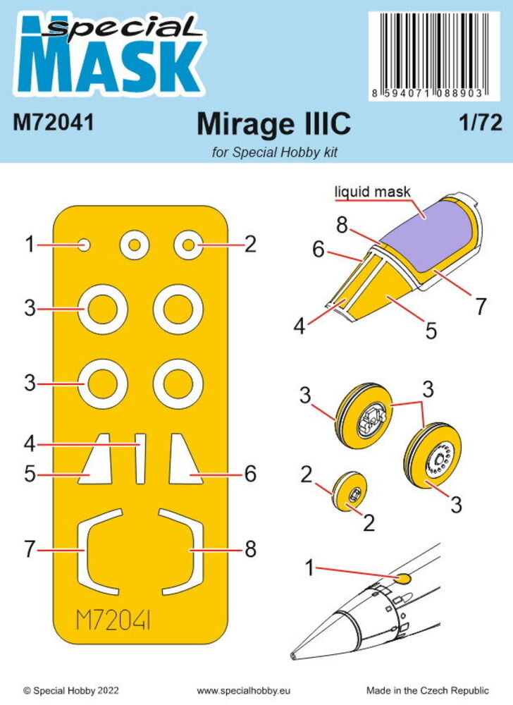 Mirage IIIC MASK