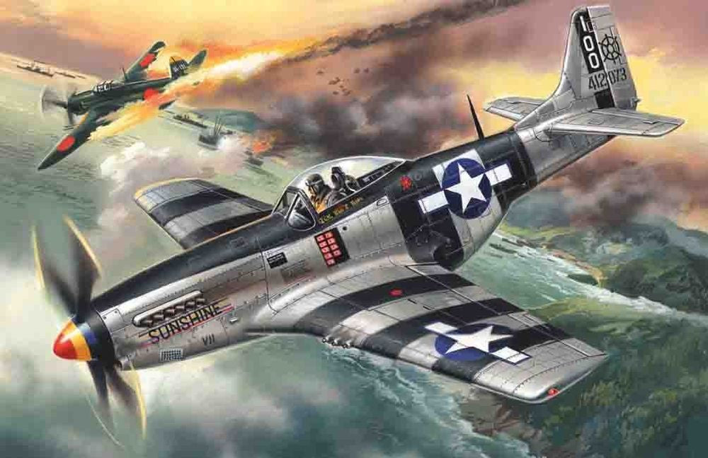 Mustang P-51K, WWII American Fighter